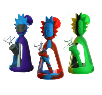 Бонг Silicone Rick - Прикольные товары - Магазин вапорайзеров, бонгов и лучших аксессуаров для курения  rastastore.ru