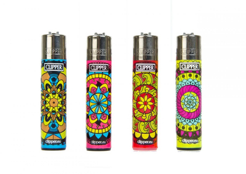 Зажигалка Clipper Mandala patern - Бренд Clipper - Магазин вапорайзеров, бонгов и лучших аксессуаров для курения  rastastore.ru