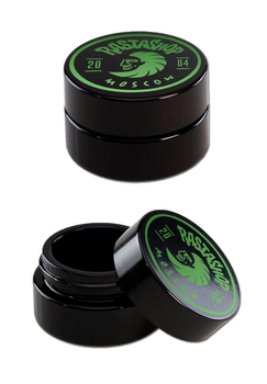 Стеклянная банка Rastashop Glass Jar 50ml - Безопасность - Хранение - Контейнеры - Магазин вапорайзеров, бонгов и лучших аксессуаров для курения  rastastore.ru