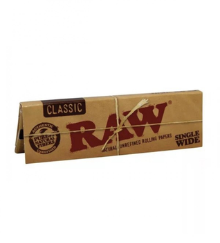 Бумажки Raw classic  Single Wide 1/2 - Самокрутки - Бумага RAW - Магазин вапорайзеров, бонгов и лучших аксессуаров для курения  rastastore.ru